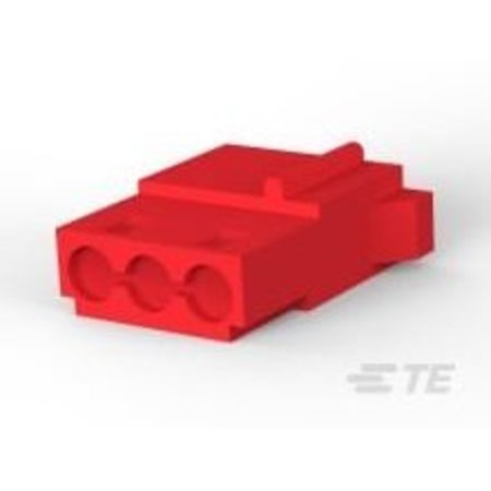 TE CONNECTIVITY 03P CMNL PLUG HSG F/H RED 1-480303-2